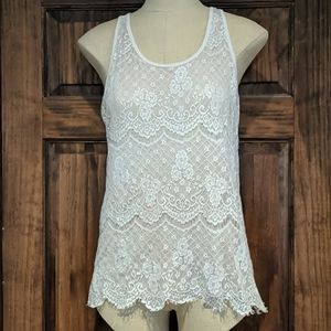 Maurices lace racerback tank